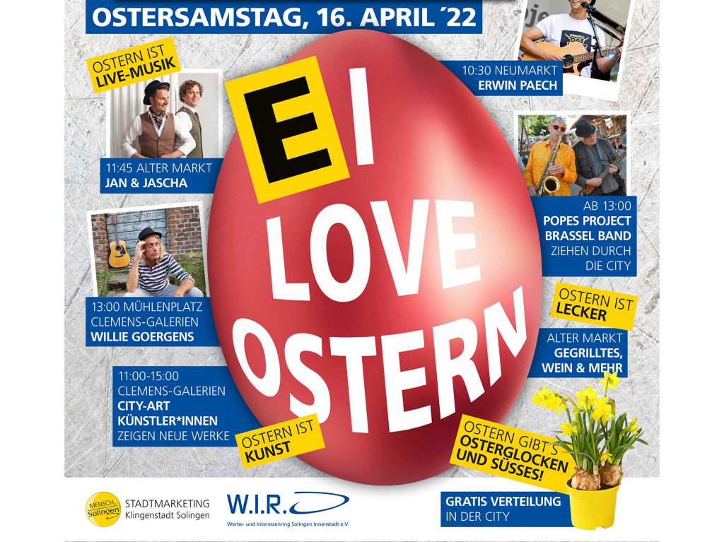 EI LOVE OSTERN – Oster-Shopping in Solingen